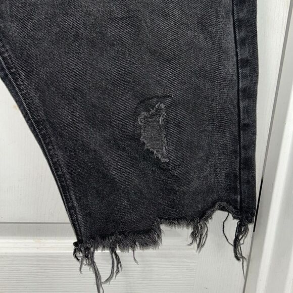 Smoke Rise Men’s Black Jeans Distressed Shorts(Size 36) - Picture 9 of 11